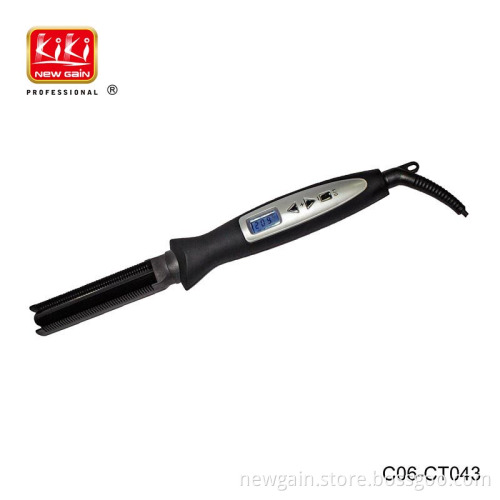 PTC Heater. Automatically switch off after 30 minutes LCD Hair Curling Iron